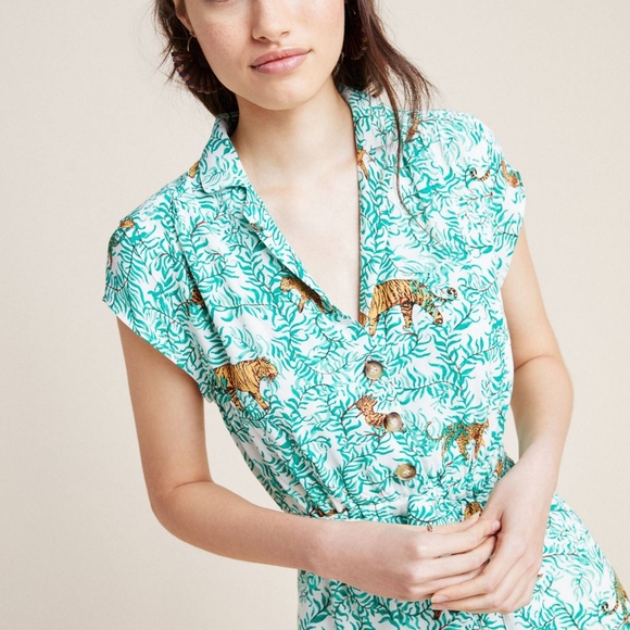 SOLD OUT Maeve Catherine Shirtdress Like new - Picture 2 of 8